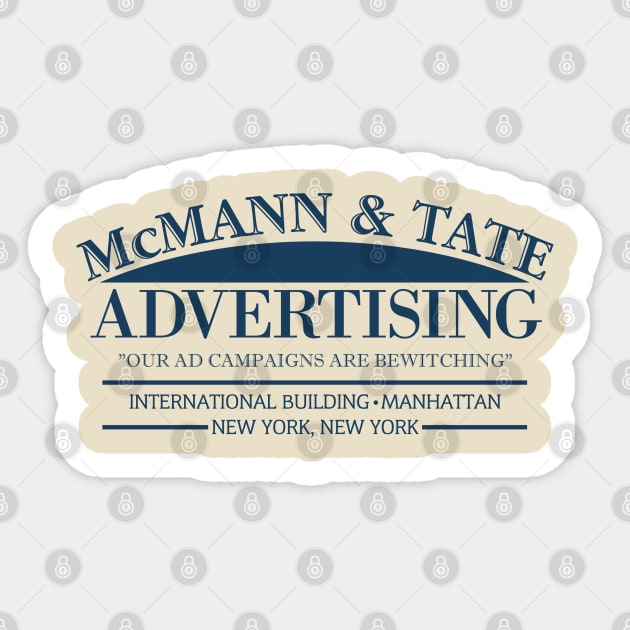 McMann & Tate Advertising from Bewitched TV Series Sticker by hauntedjack